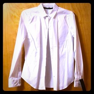 Zara Basic white button down